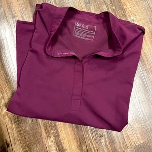 FIGS Womens Scrub Top 2XL - Deep Purple